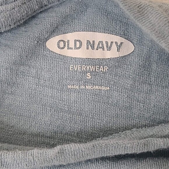 Old Navy Short Sleeve Womens S Blue Graphic T-Shirt More Love Laughter Joy etc. - Picture 4 of 9